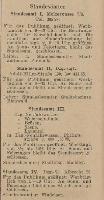 Name:  Danzig - Standesämter I - IV  - 1939.jpg
Hits: 3181
Gre:  45.3 KB