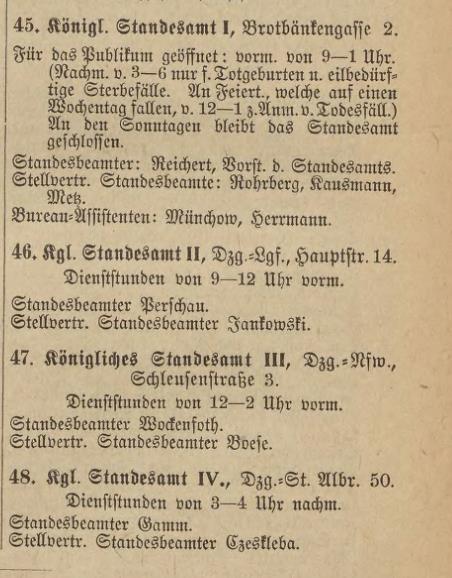 Name:  Danzig - 1912 - Königl. Standesamt II Langfuhr .jpg
Hits: 3144
Gre:  52.1 KB