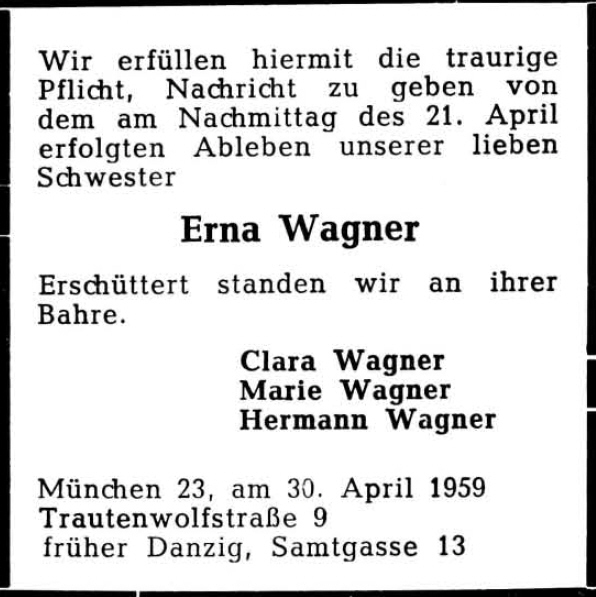 Name:  UD 19591024 Sterbeanzeige Erna Wagner.jpg
Hits: 1564
Gre:  116.3 KB