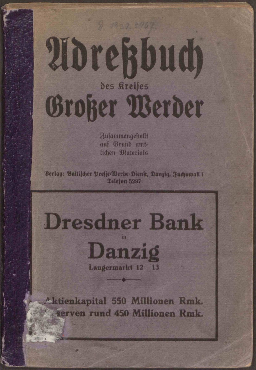 Name:  Adrebuch des Kreises Groer Werder 1925 - Deckblatt.jpg
Hits: 720
Gre:  317.1 KB
