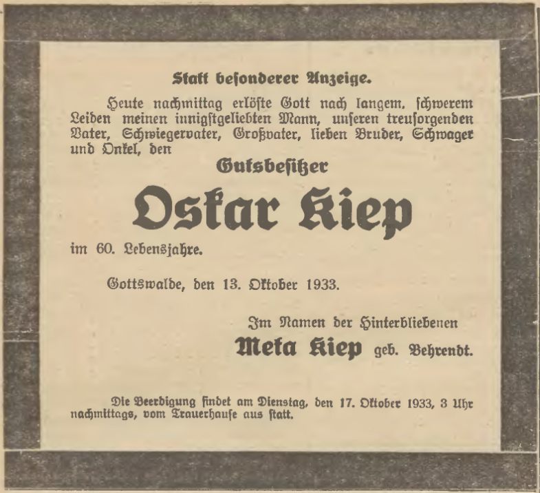 Name:  1933-10-13_Sterbeanzeige Kiep, Oskar.jpg
Hits: 1365
Gre:  74.4 KB