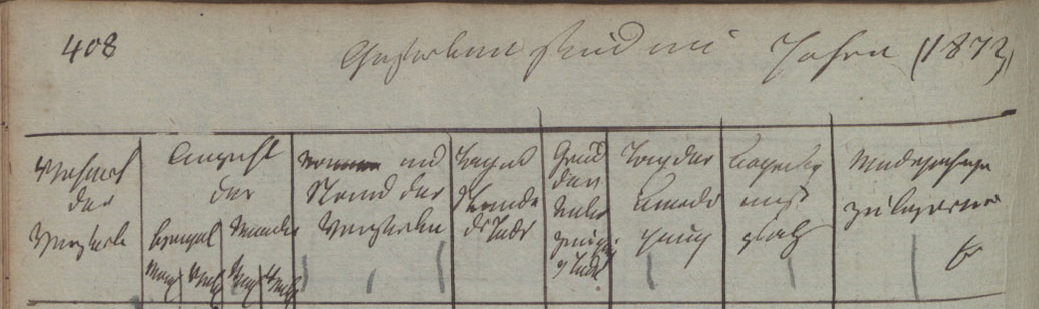 Name:  1872-12-11_Sterbeeintrag Handke, Anna Dorothea geb. Grabowski - Top1 (KB Frstenau).jpg
Hits: 313
Gre:  60.5 KB