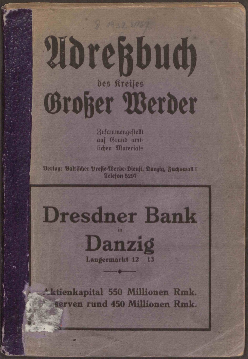 Name:  Adrebuch des Kreises Groer Werder 1925 - Deckblatt.jpg
Hits: 696
Gre:  317.1 KB