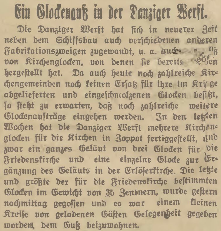 Name:  1926-09-16_Danziger Werft giet Glocken fr Zoppots Kirchen - 1.jpg
Hits: 171
Gre:  117.1 KB